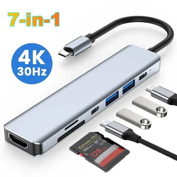 7 in 1 HB1 USB-C 拓展坞(With HDMI)